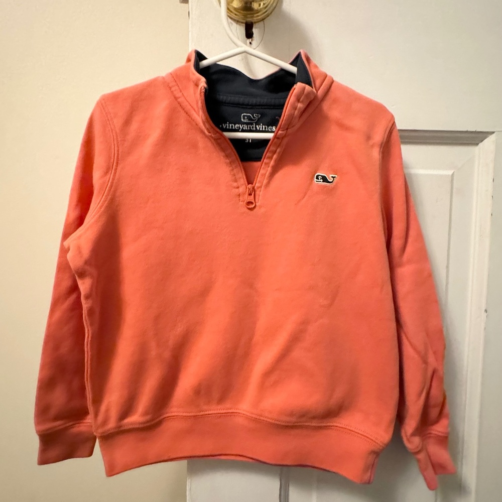Boys Vineyard Vines Quarter Zip Sweatshirt 3T